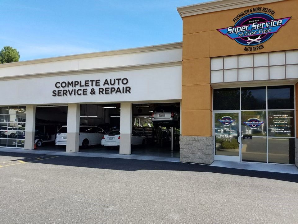 Outside auto shop | Super Service of Aliso Viejo
