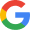 A close up of a google logo on a white background.