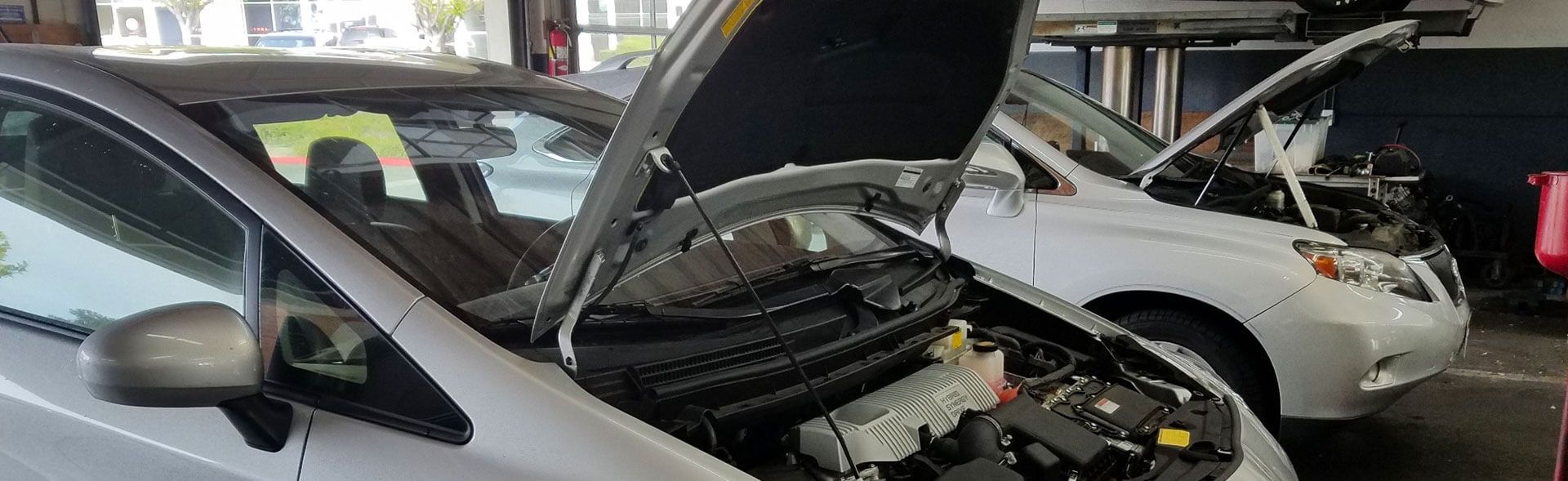 Car in auto shop | Super Service of Aliso Viejo