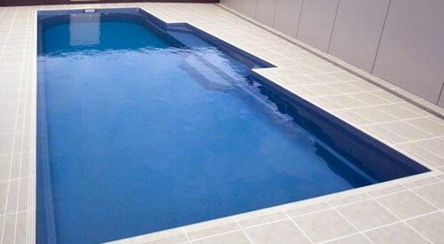 Dark Blue Swimming Pool — Pools  In Dubbo, NSW