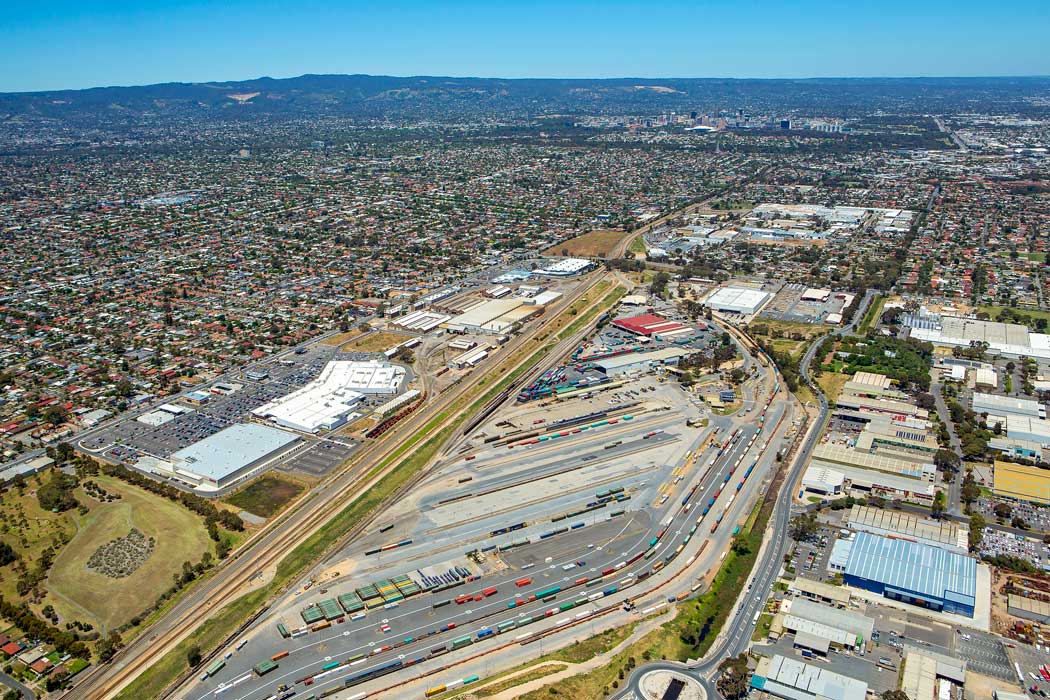 Aerial photo of city wide view