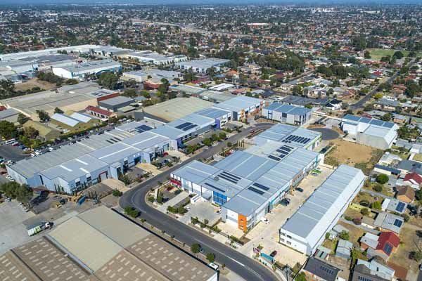 drone picture of building