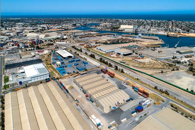 drone photo of city view