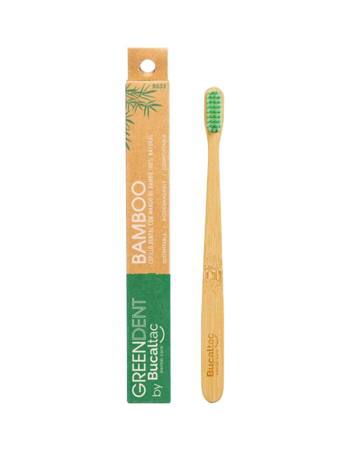 BUCAL TAC Bamboo cepillo dental para adultos