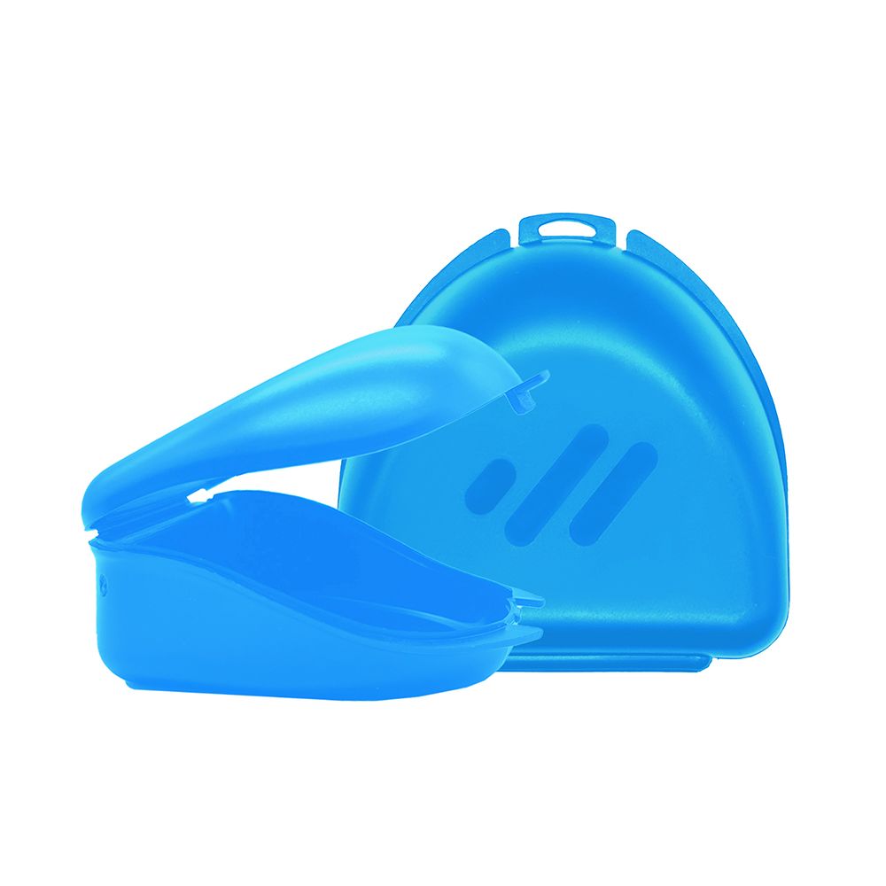 Caja para placas/ortodoncia/dentadura con ventilación Chatas.