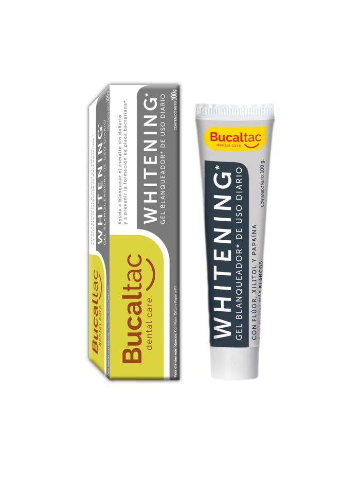 BUCAL TAC Whitening gel Dental blanqueador x 100 grs.