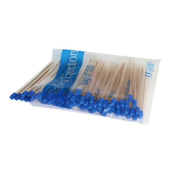 Eyector o suctor dental de saliva.