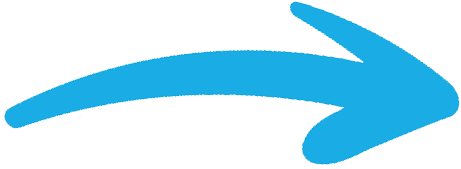 A blue arrow pointing to the right on a white background.