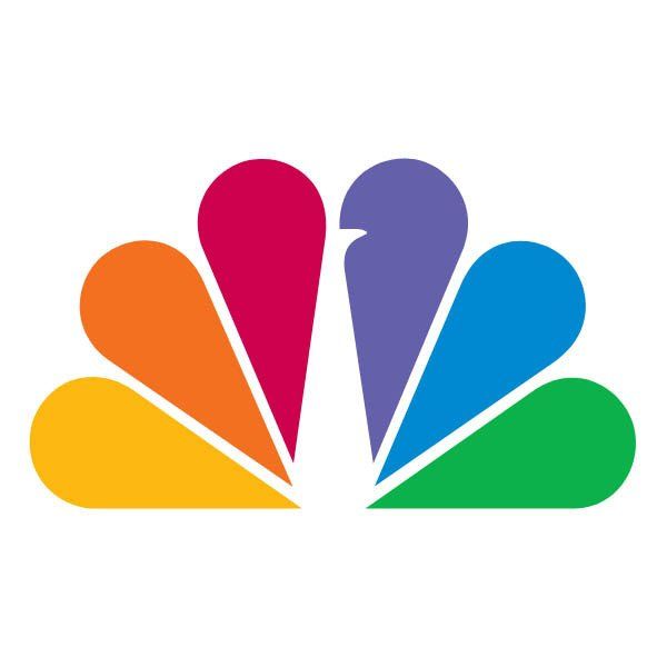 A colorful nbc logo on a white background