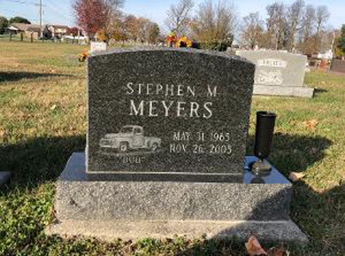 Several different options for monument grave markers offered by Bozell Funeral Homes in Indiana.