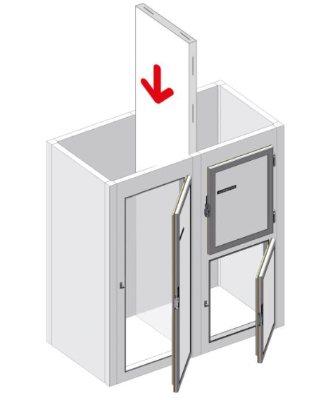 cella separata internamente