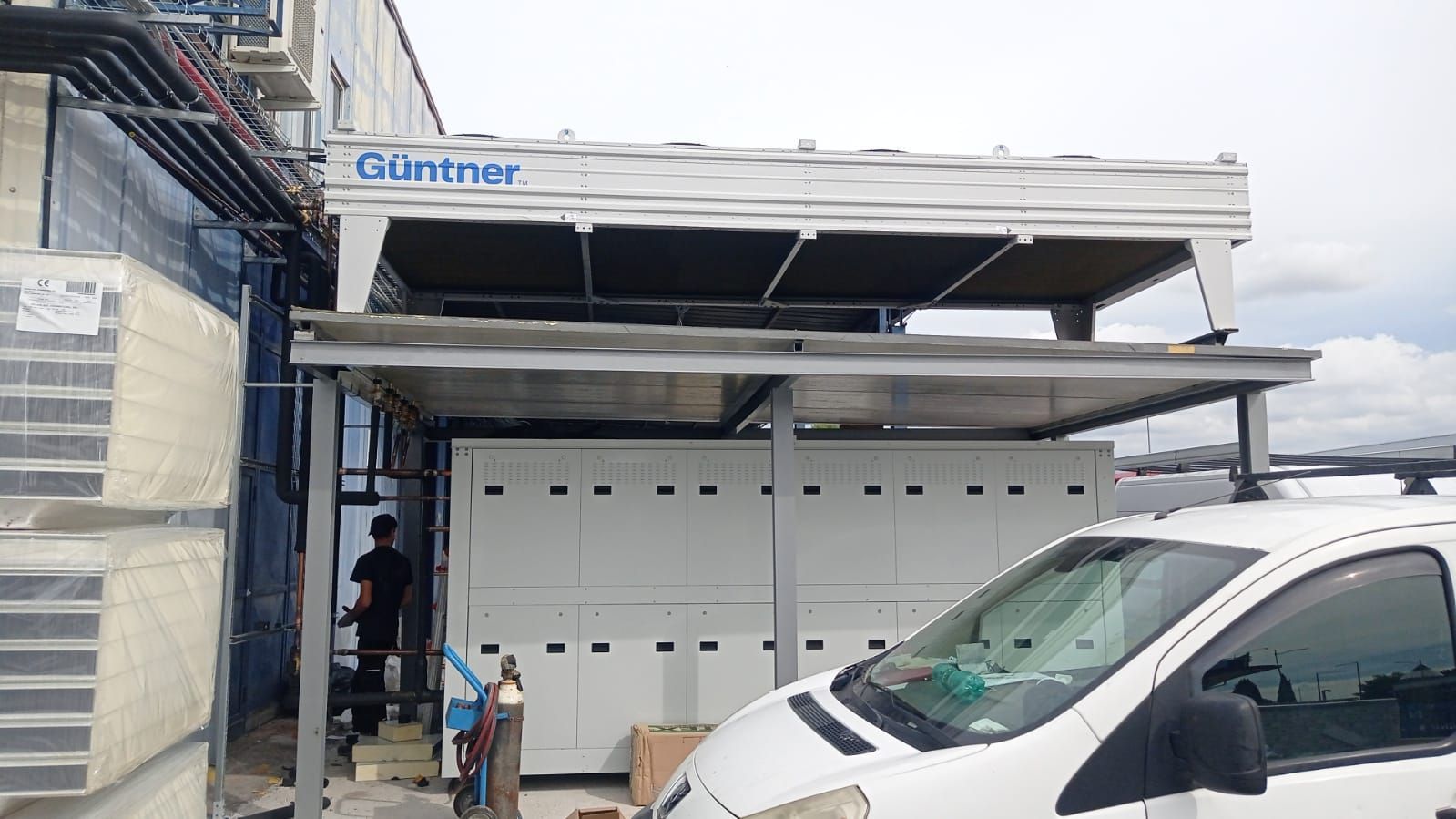 impianto frigo-condensatore industriale