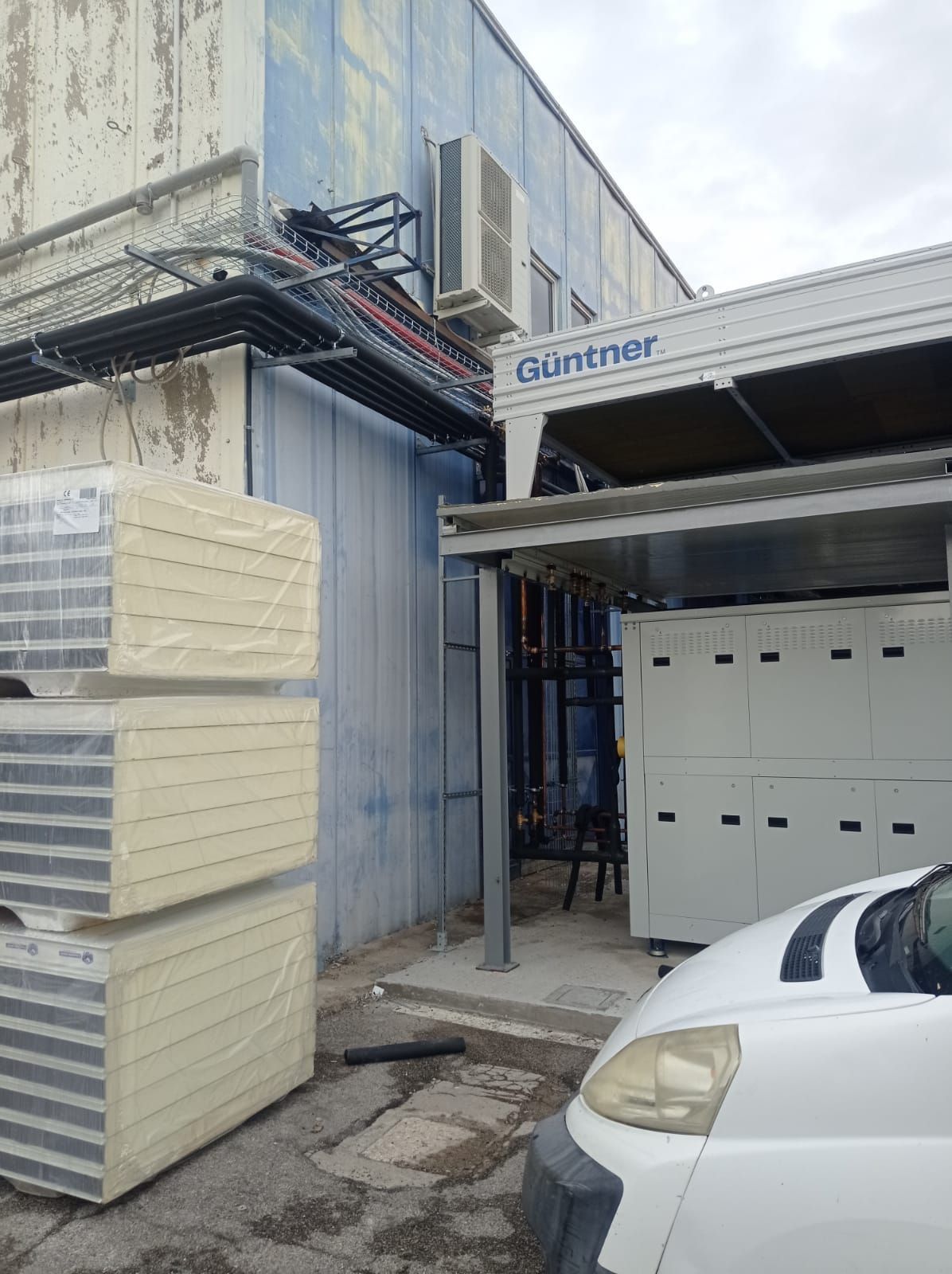 impianto frigo-condensatore industriale