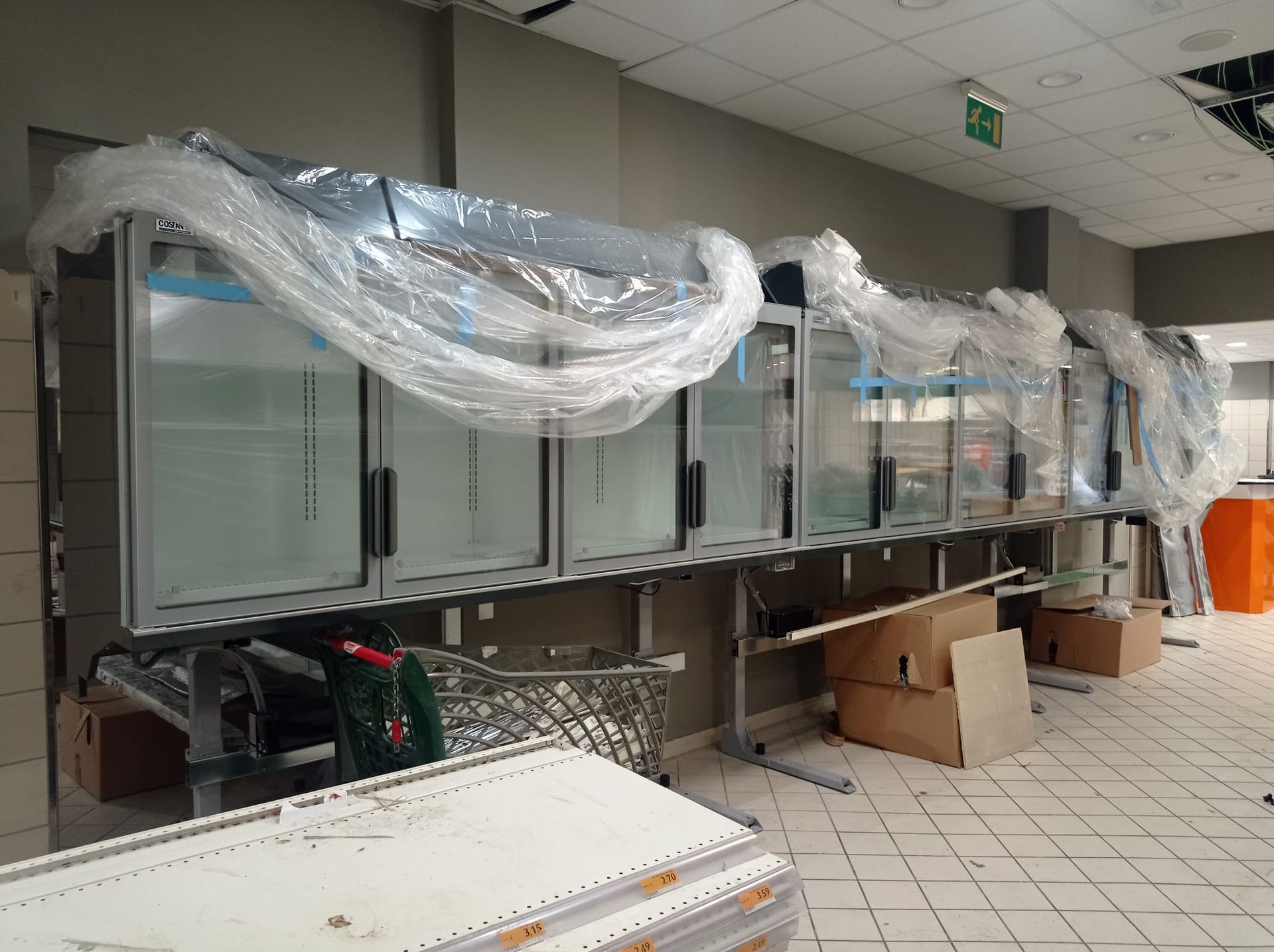 installazione frigo banco pescheria-reparto pescheria