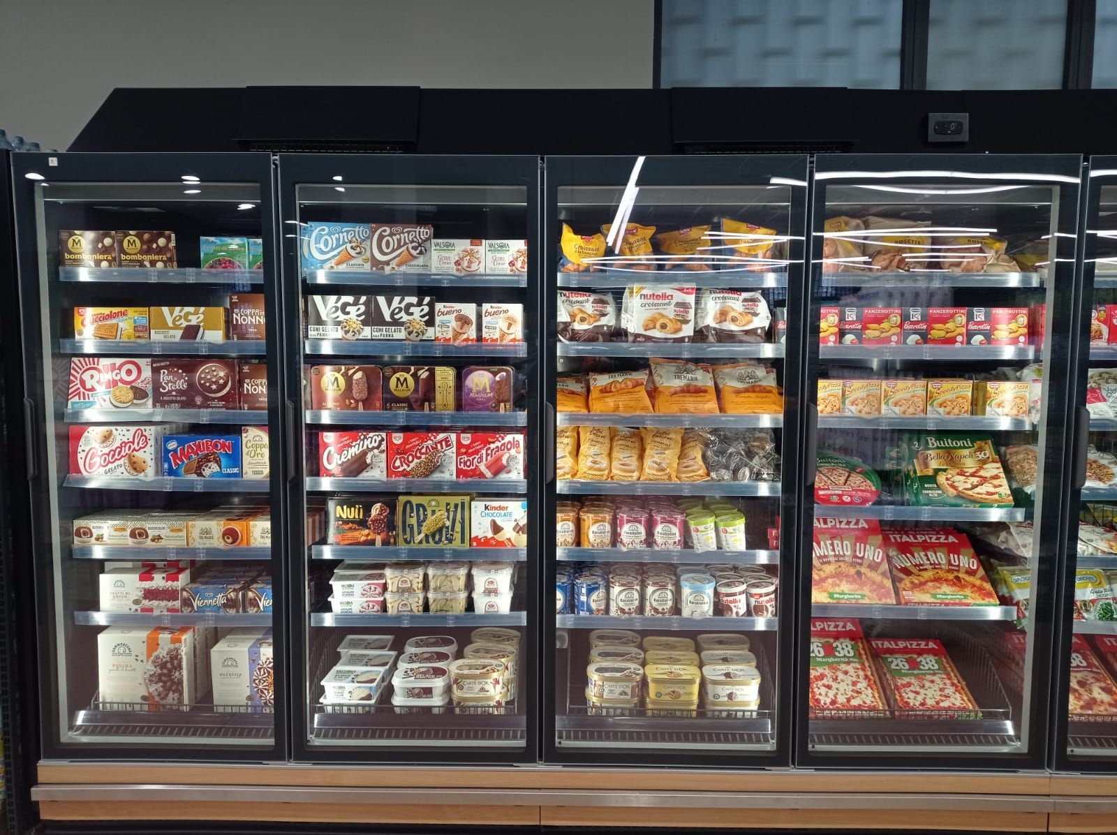 murale frigo per surgelati