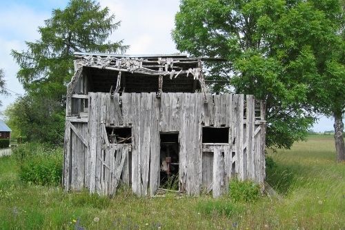 old run down shed