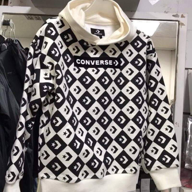 CONVERSE童裝/親子款/LOGO連帽上衣