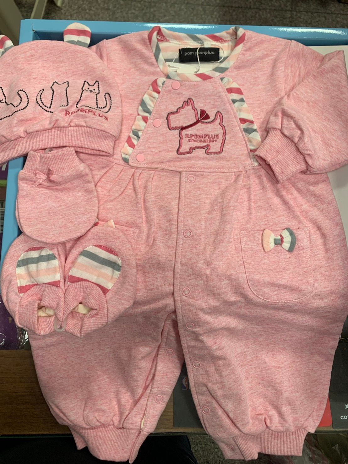 POM POMPLUS禮盒組/兩用兔裝全配