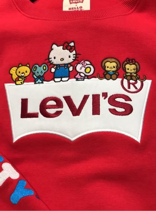 LEVIS童裝/親子款/聯名款圓領上衣