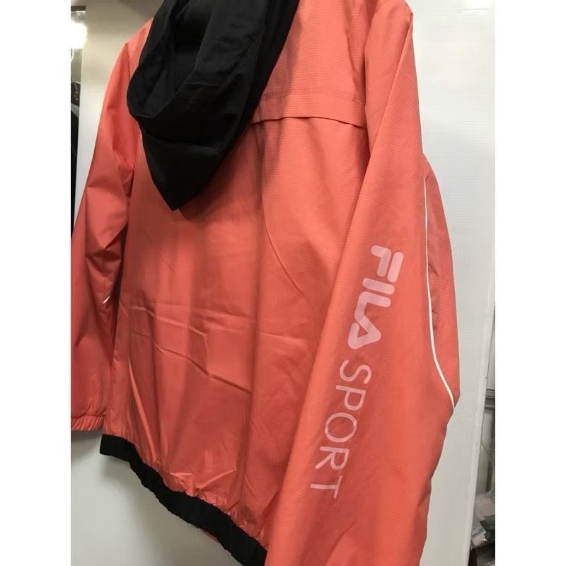 FILA童裝/親子款/防潑水/女款風衣外套