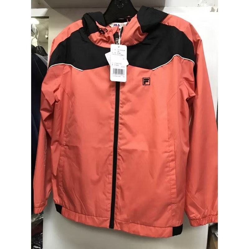 FILA童裝/親子款/防潑水/女款風衣外套