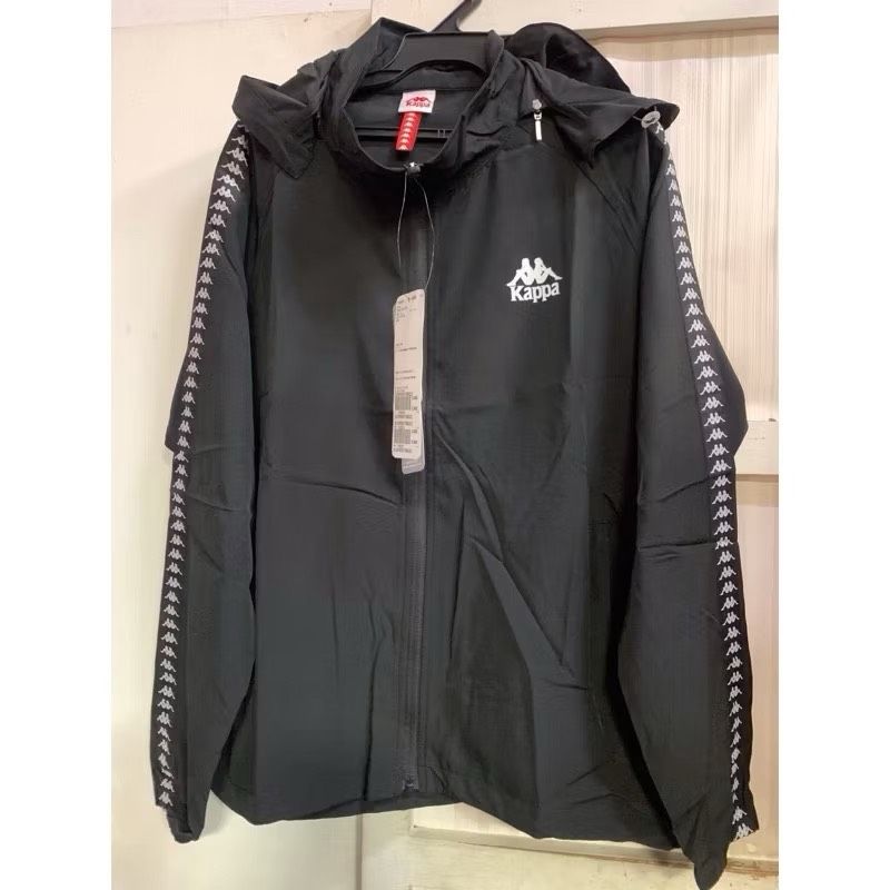 Kappa親子款/防潑水防風/連帽薄外套