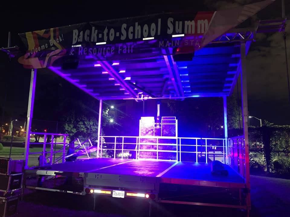 Mobile Stage with Lights — Port Deposit, MD — Cleaver B