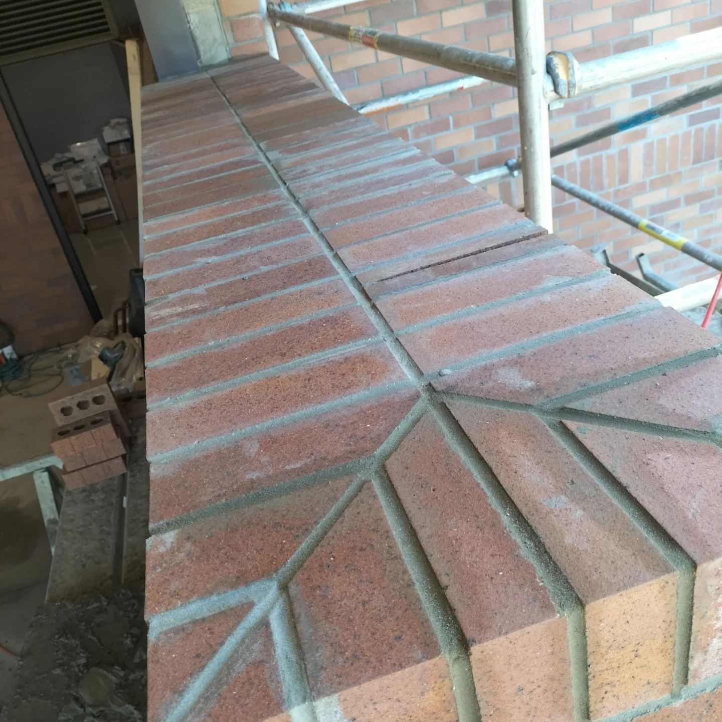 Close-up Of Brickwork With A Decorative, Angular Design — Bricks By Dre In Nerang, QLD