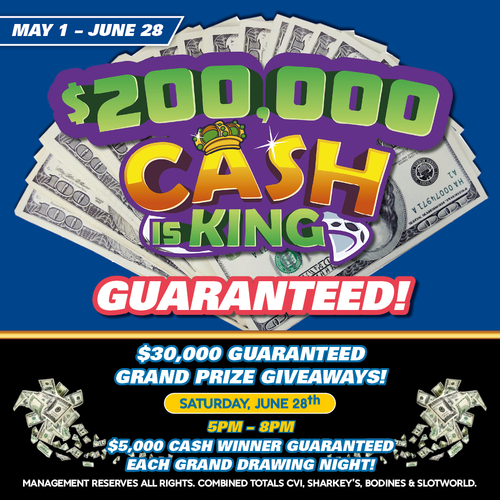 Monthly Casino Calendar