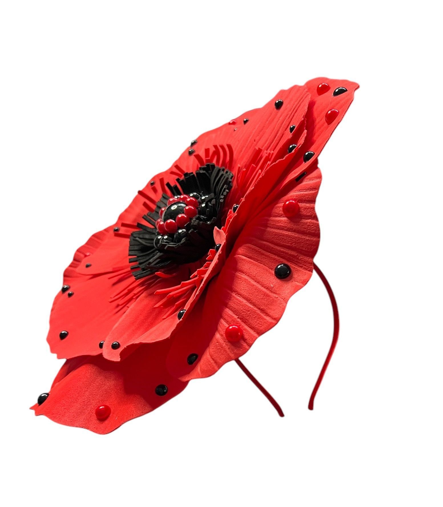 Gypsy Scarlet Fascinator