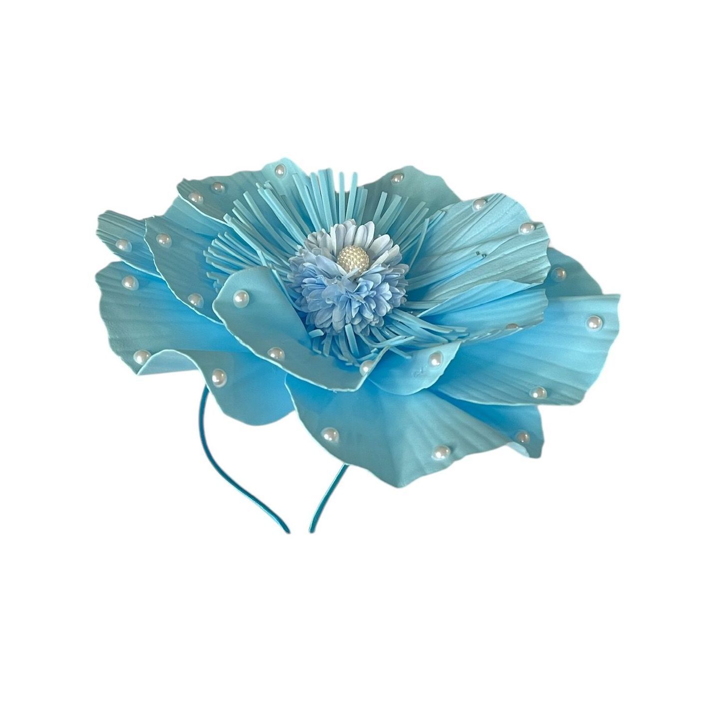 Gypsy Blue Fascinator