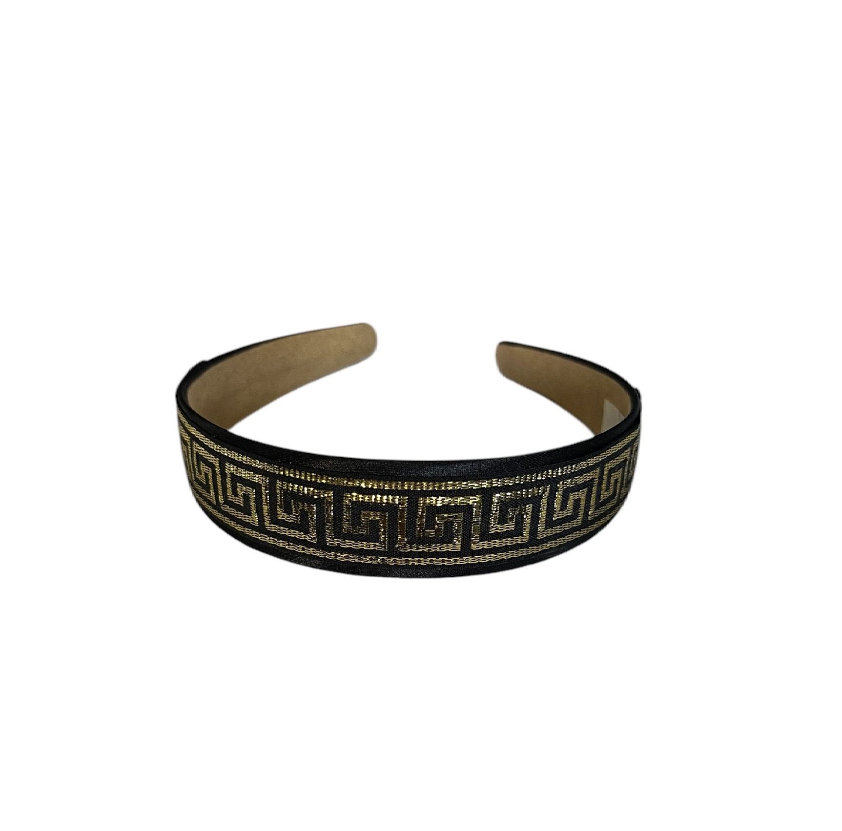 Black & Gold Horizon Headband