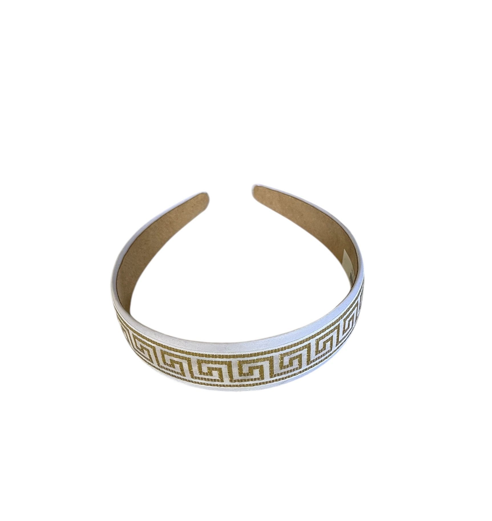 White & Gold Horizon Headband