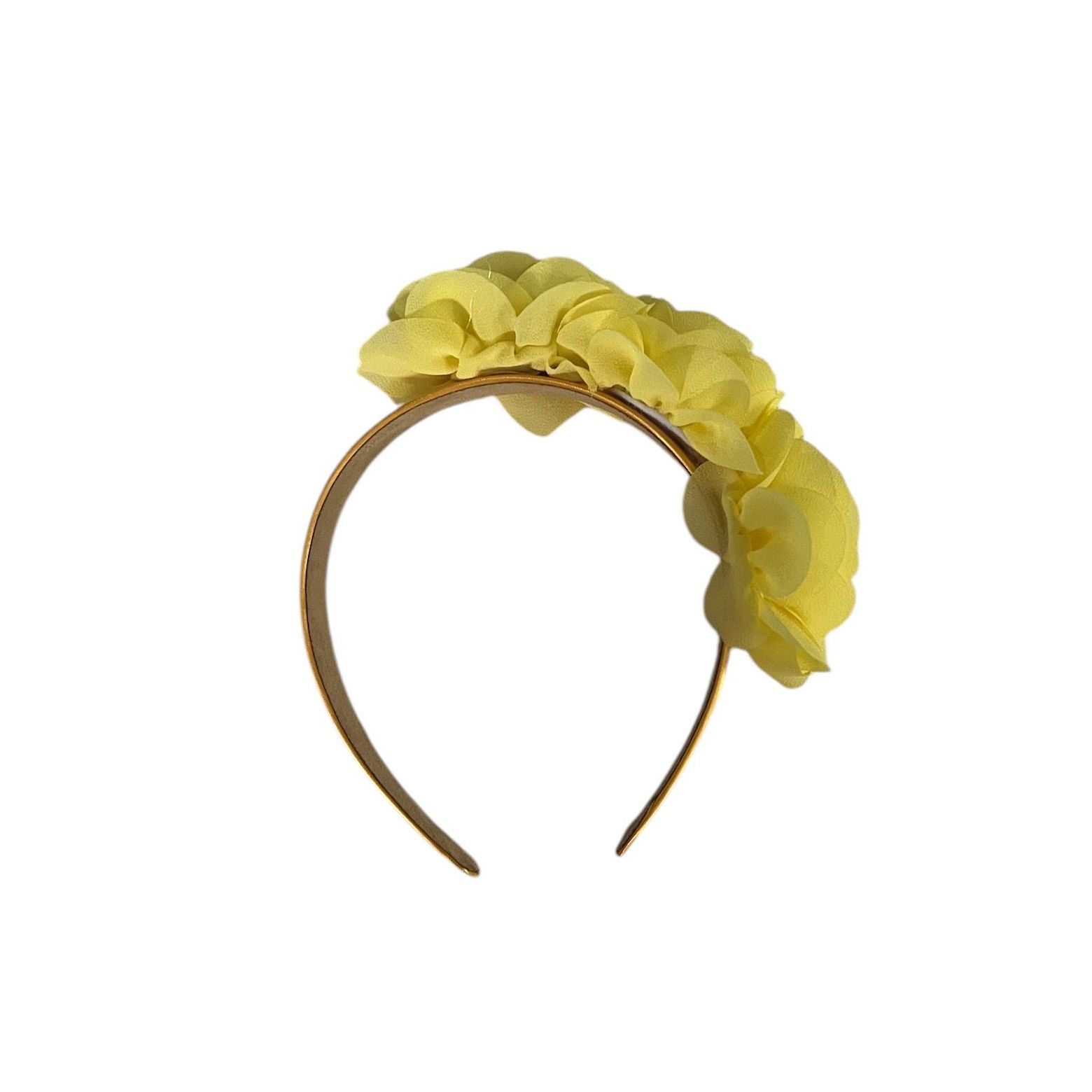 Yellow Floral Blossom Headband