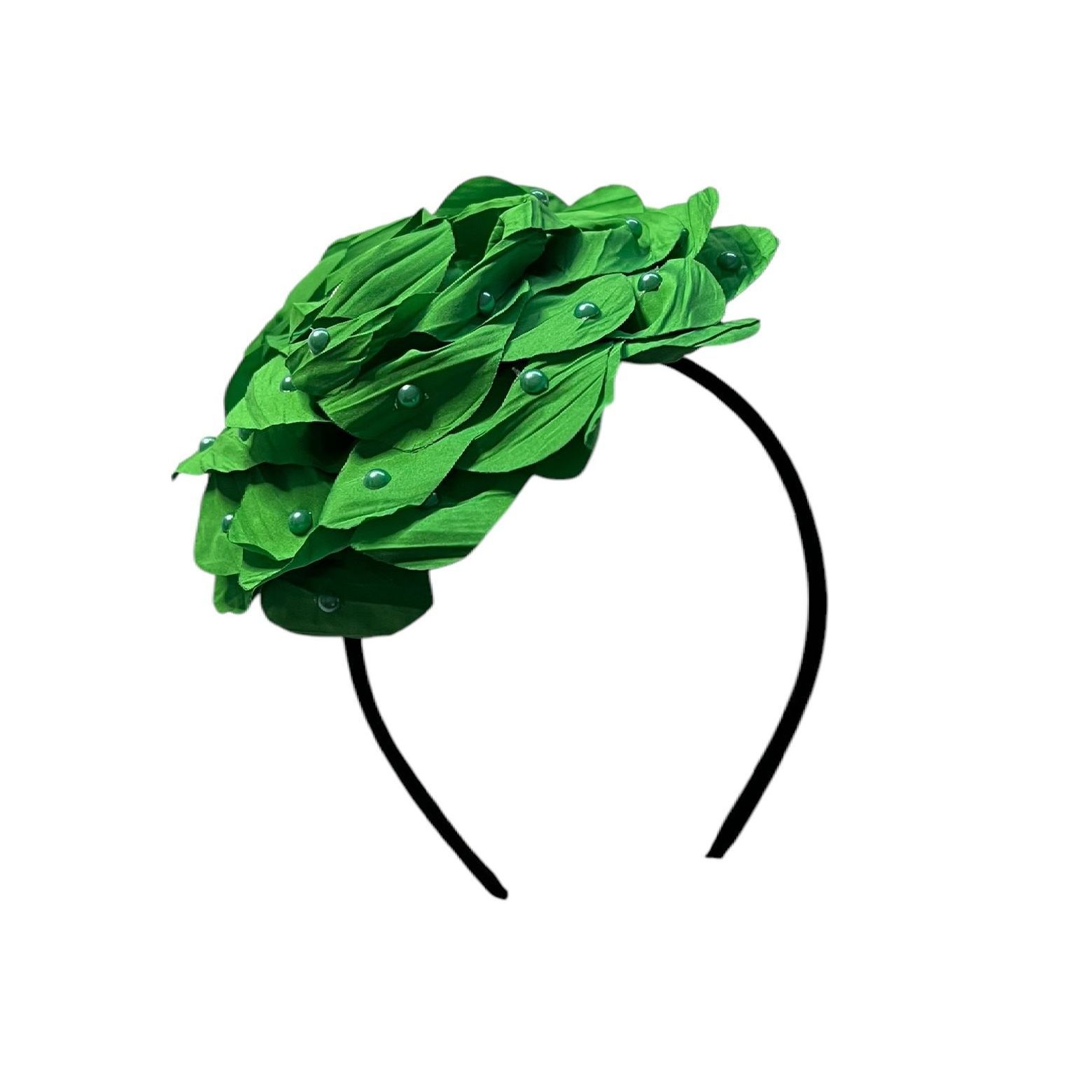 Greenette Pearl Fascinator