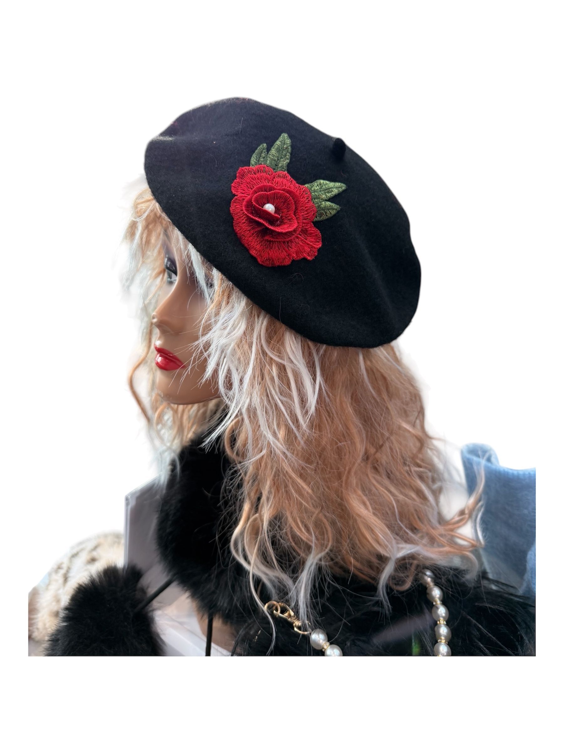 The Paris Rose Beret