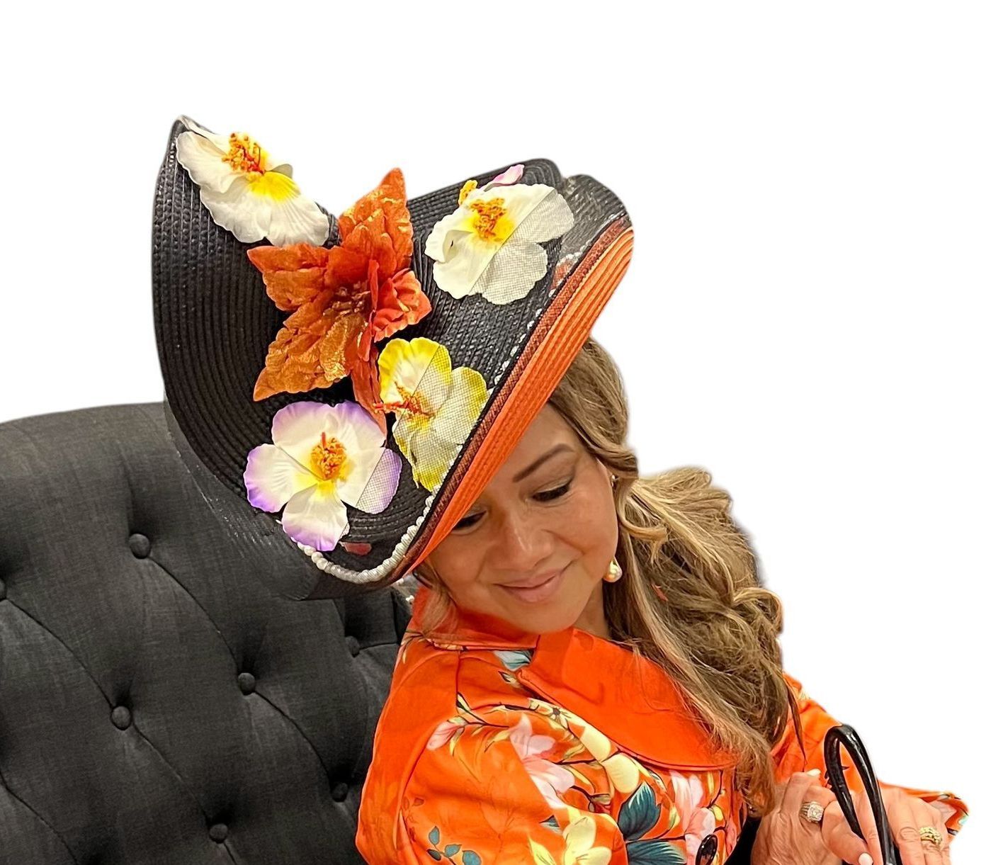 A beautiful personalised headpiece for a customer. One of a kind.