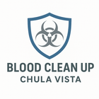 Shield with biohazard symbol. Text: