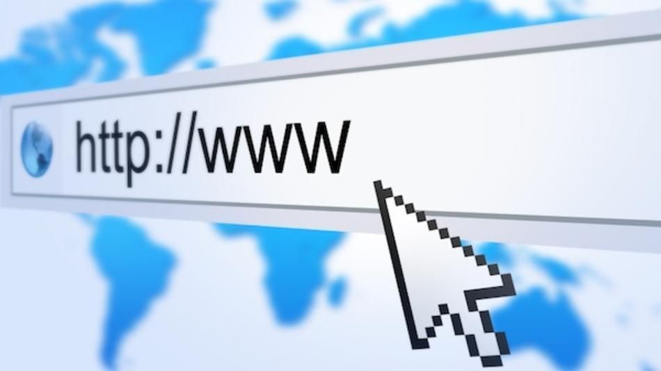 A computer screen with a cursor pointing to http://www