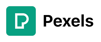 the logo for pexels.