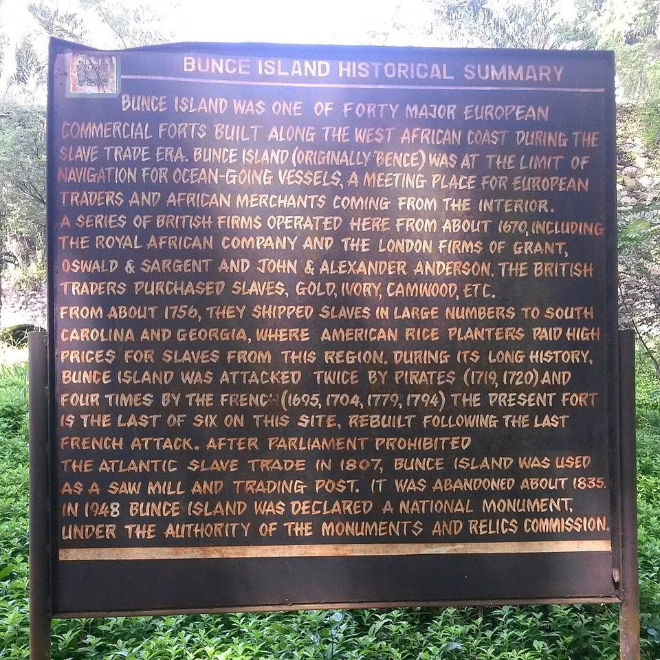 Bunce Island Historical Summary