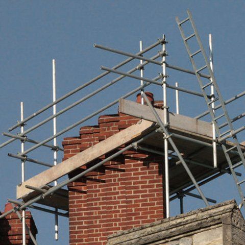 Chimney scaffolds
