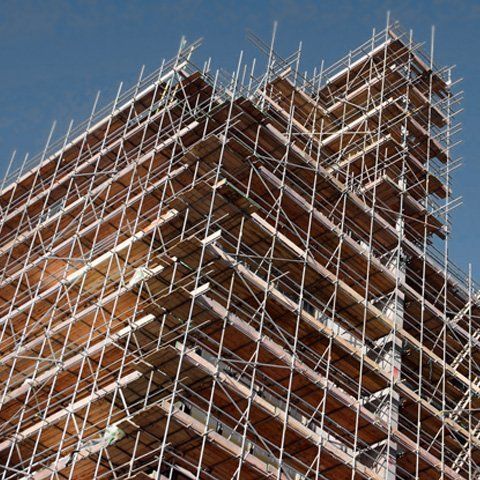Commercial scaffolding 