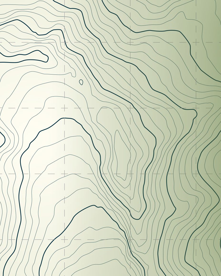 topo map with gradient