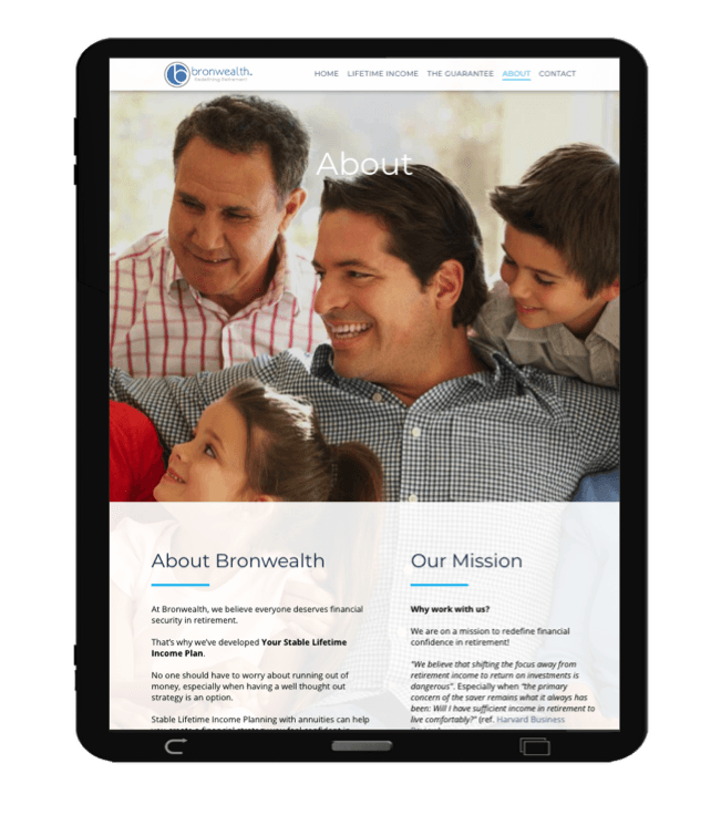 This Web Page is Designed for the Retirement Planning Industry