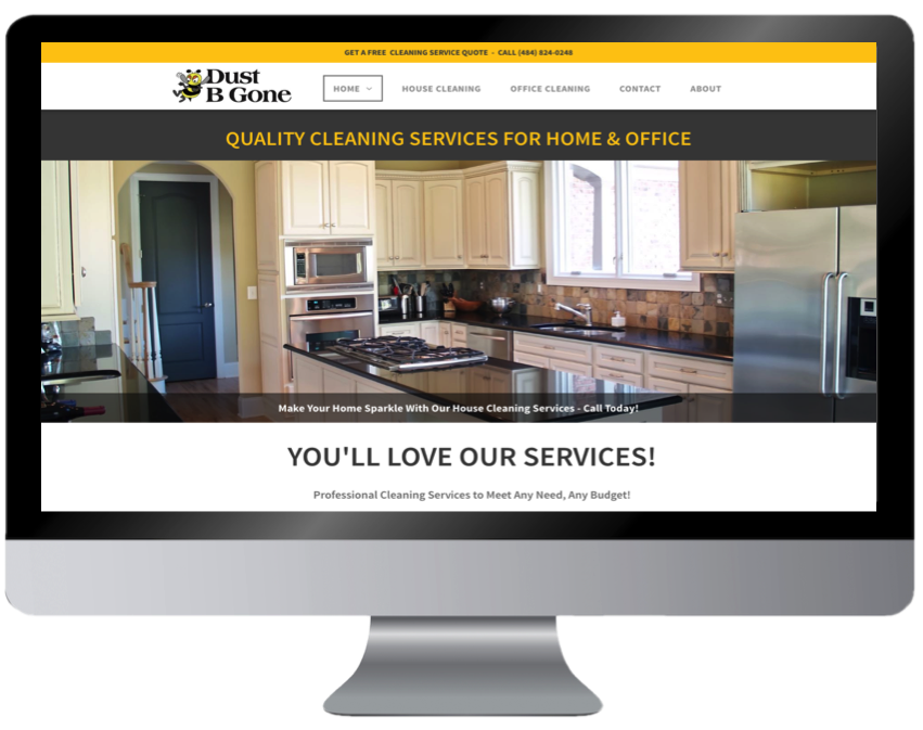 Website Developed for a Commercial Cleaning Service in Reading, PA