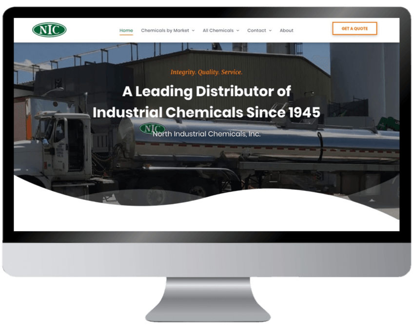 We Offer Web Design Services for Chemical Supply Firms