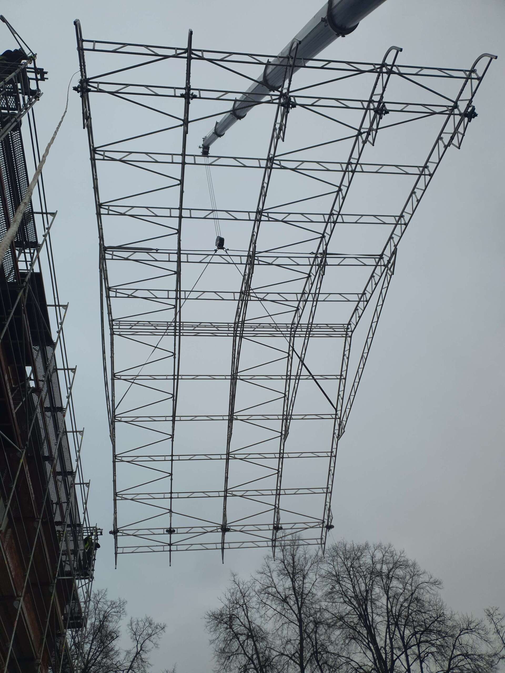 jogrema atlikti darbai - laikinieji stogai