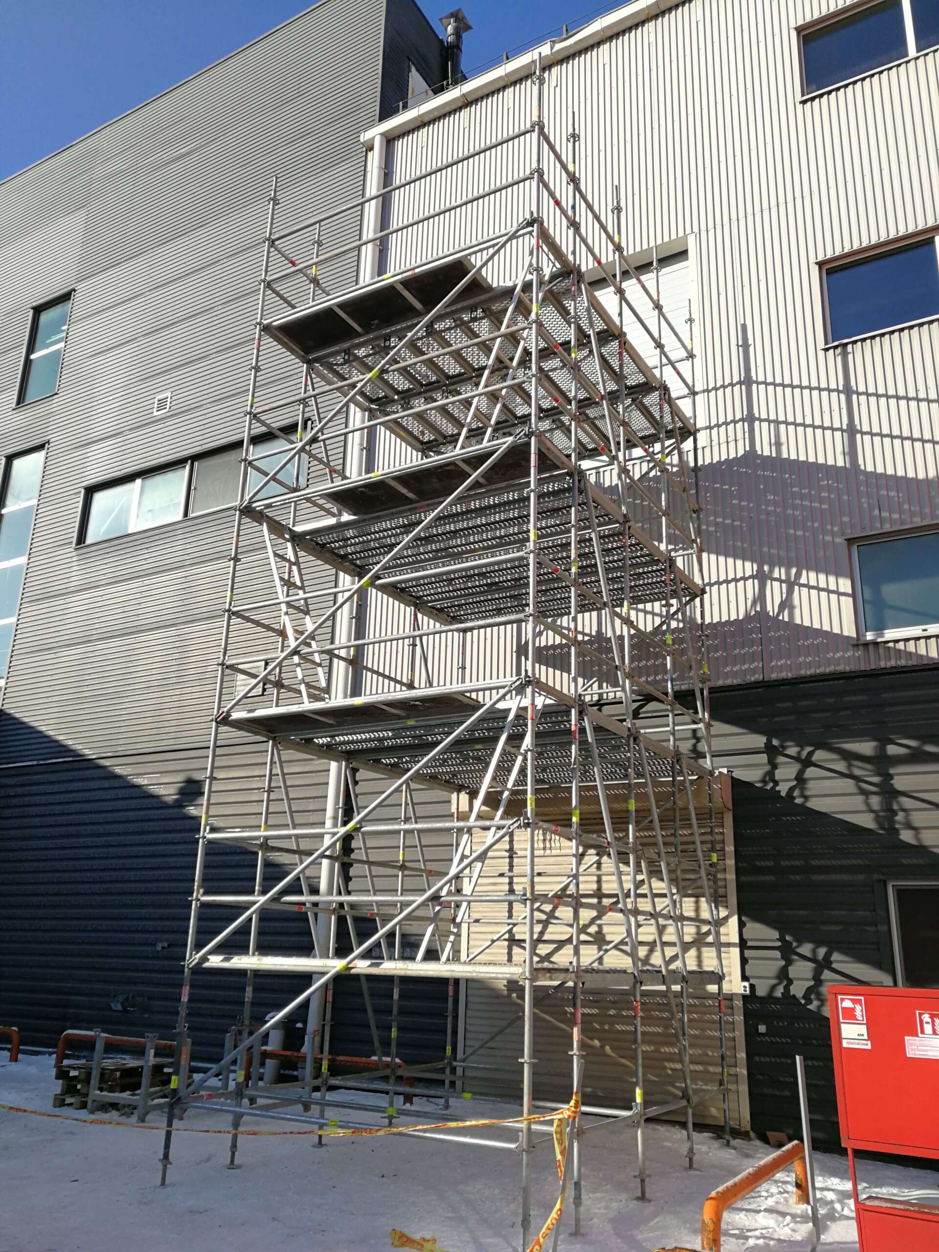 jogrema atlikti darbai - moduliniai pastoliai