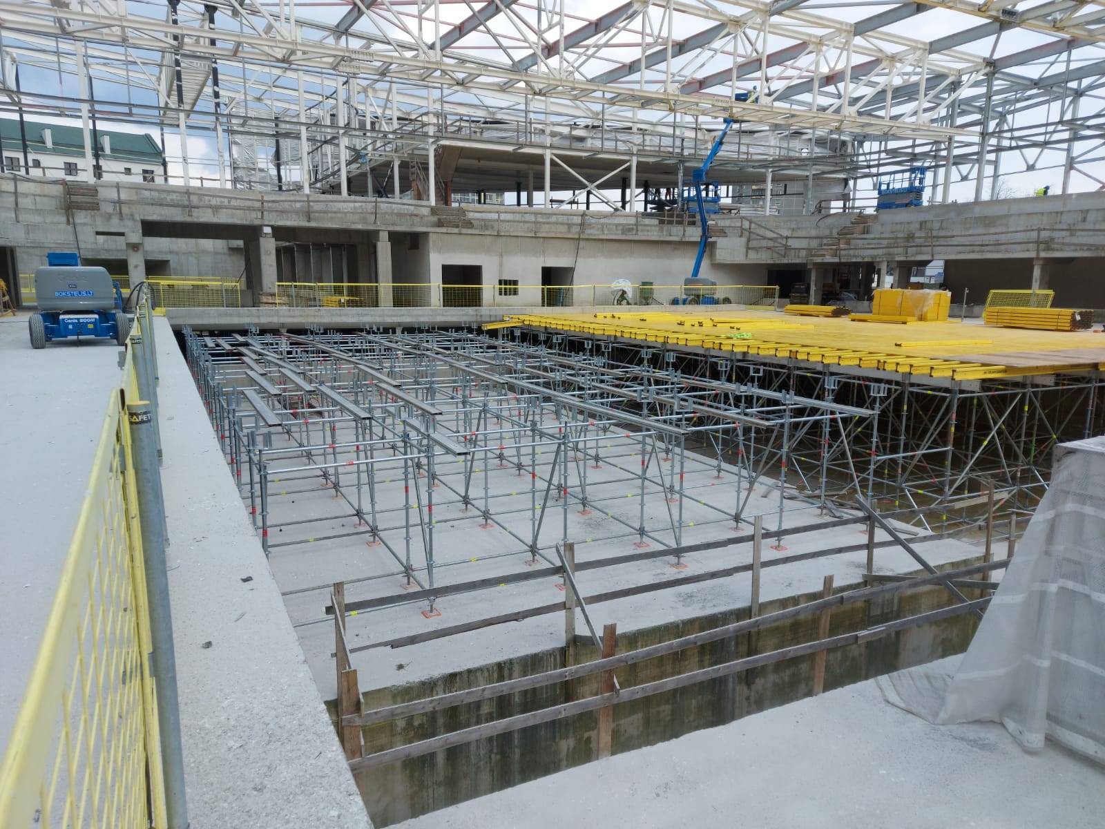 jogrema atlikti darbai - moduliniai pastoliai